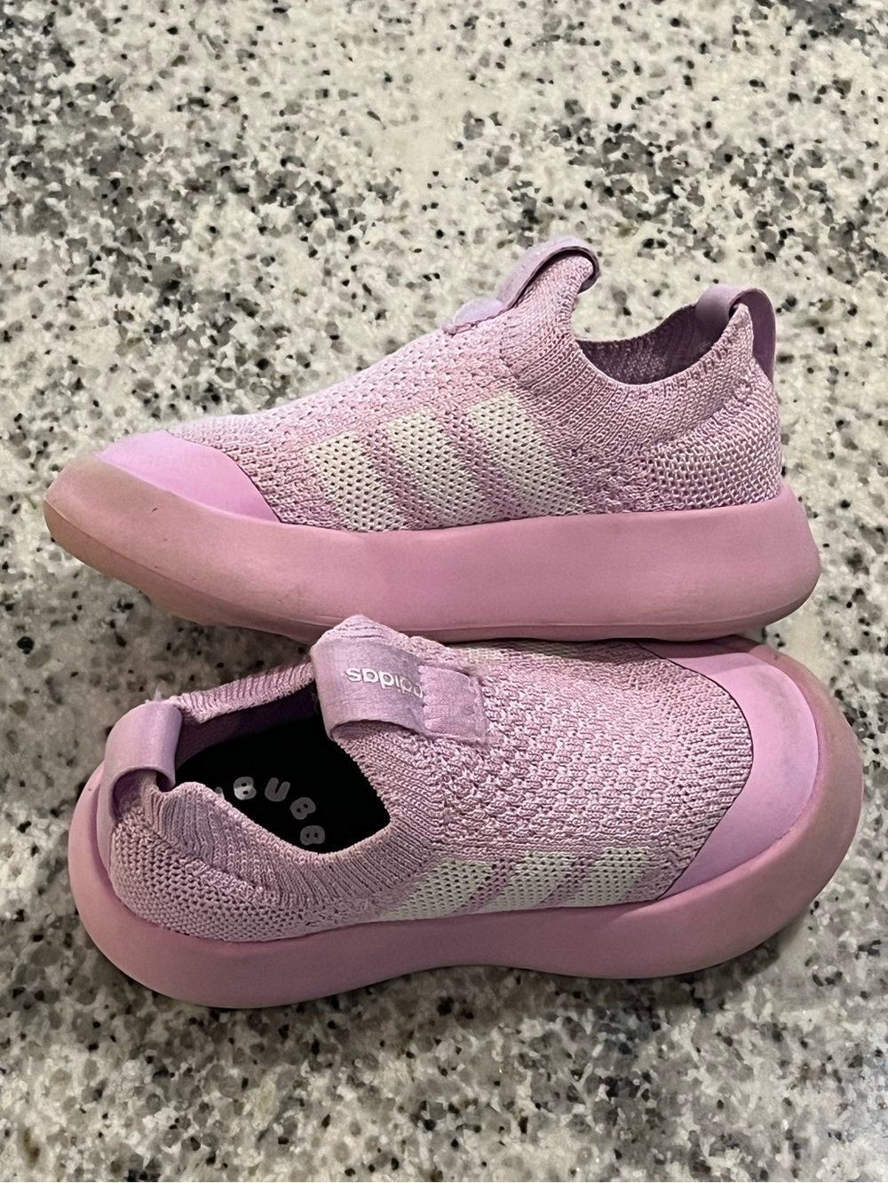 Little Kids Adidas Bubble Comfy Pink Casual Athletic Sneakers Shoes Size 8K
